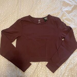 H&M Cropped Sport Long Sleeve